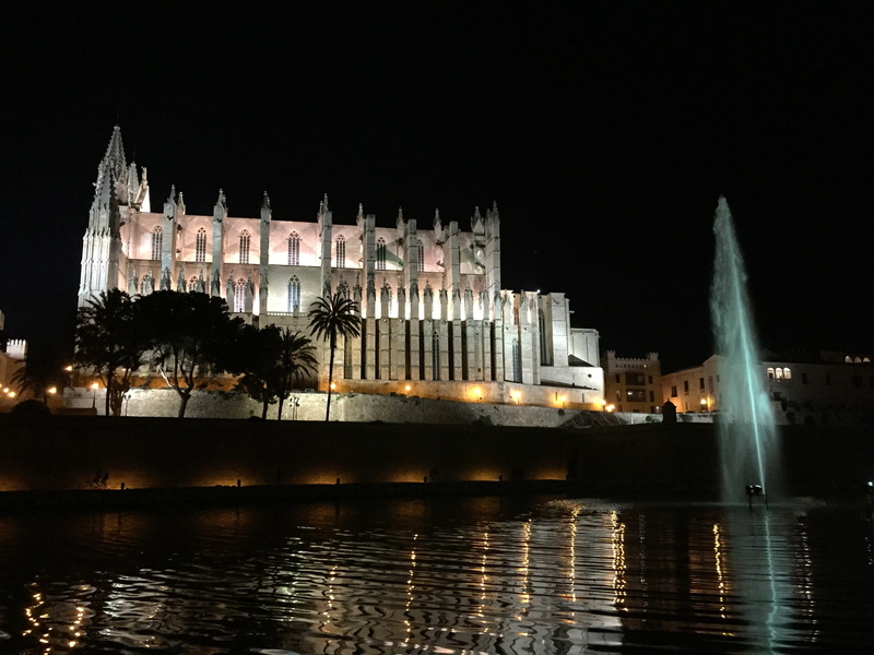 Night, illuminated, government, outdoors, landmark, europe, vacation, Cathedral, tourism, architecture, nature, sights, building, sky, the past, building exterior