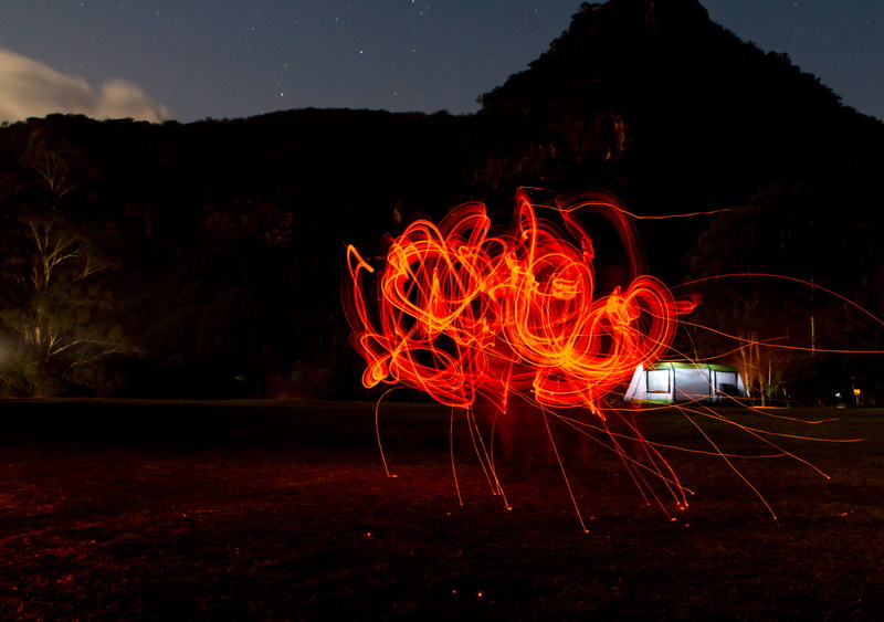 sign, city, australia, campfire, field, flame, tree, star, light painting, glowing, dark, no people, plant, red, light - natural phenomenon, outdoors, mountain