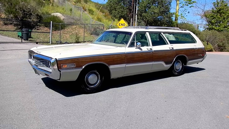 Town, plant, road, Chrysler, day, Old-Timer, mode of transportation, nature, vintage car, 1970 Chrysler Town and Country Station Wagon, street, land vehicle