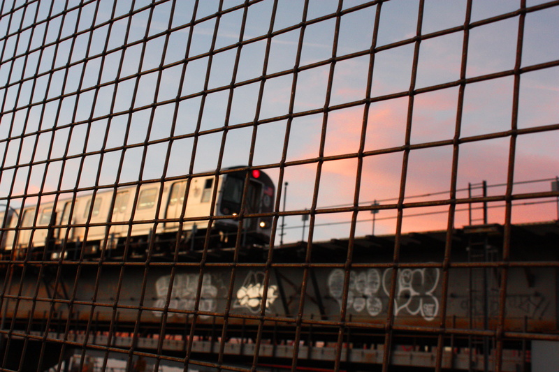 no people, city, public transportation, new york, sunset, williamsburg, building, nature, 4K, low angle view, travel, sky, united states, williamsburg bridge