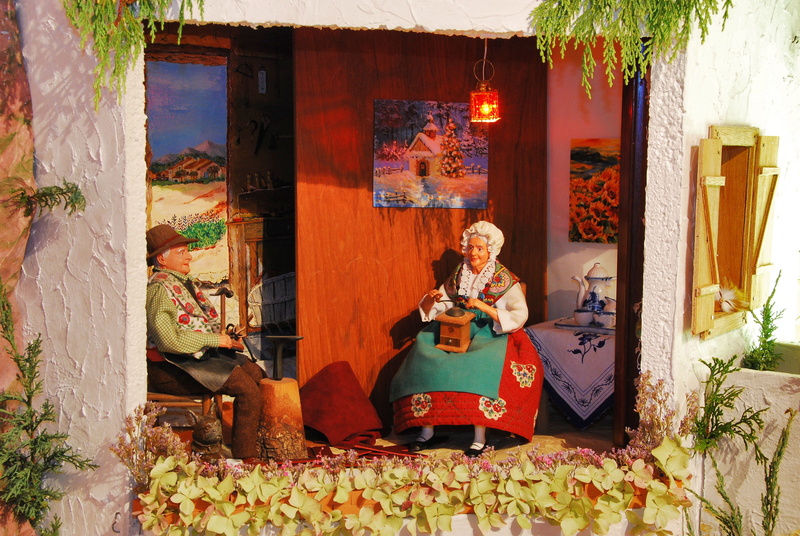 advent, christmas time, plant, creativity, christmas decoration, one person, art and craft, provence, 4K, village, statue, santon, outdoors, nature, male likeness