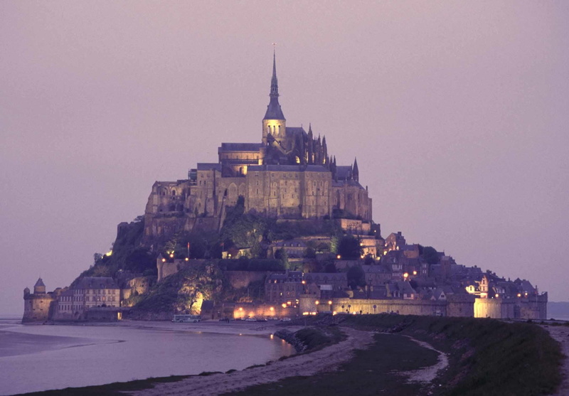 isle, 1080P, france, animals, isl, city, night, island, beautiful