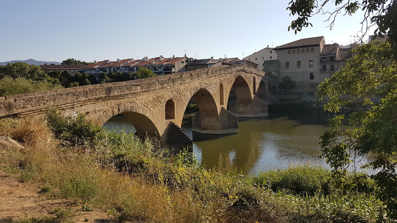 building exterior, puente la reina, nature, plant, tree, camino, sky, no people, transportation, bridge - man made structure, jakobsweg, bridge, pilgrim