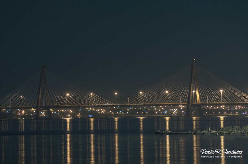 architecture, 4K, city, nature, paraguay, outdoors, transportation, puente, built structure, illuminated, encarnacion, bridge, tourism, posadas, cityscape