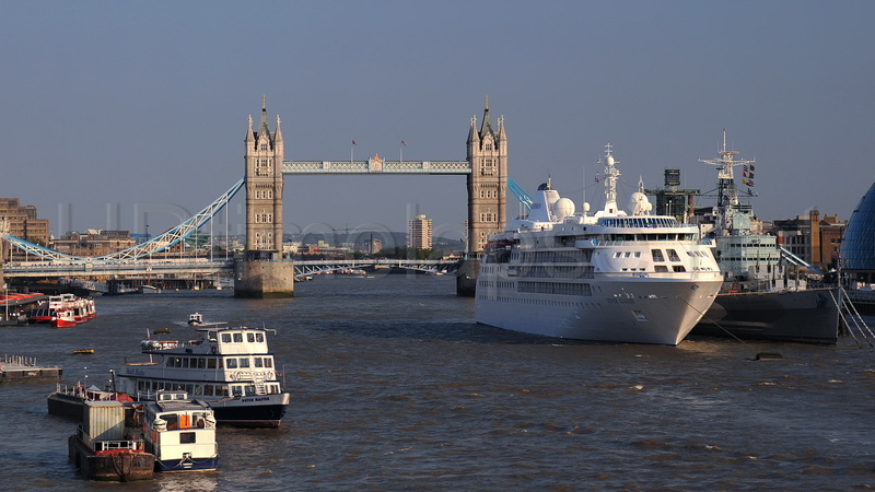 londres, thamesis, barcos, 1080P, crucero, puente