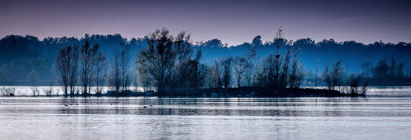 reflection, sky, water, body, Floods, Île-de-France, body of water, 4K, forest, outdoors, landscape, lake, photo, tree, nature, scenics, blue, winter