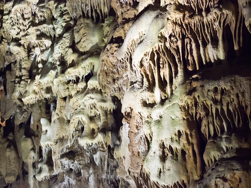 Cave, physical geography, no people, deep, textured, eroded, skull, indoors, geology, stalactite, rock formation, Nature, Stone, Scary, limestone, wild