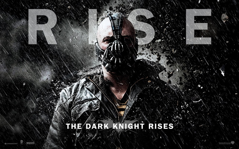 rises, bane, knight, movies, 1080P, dark