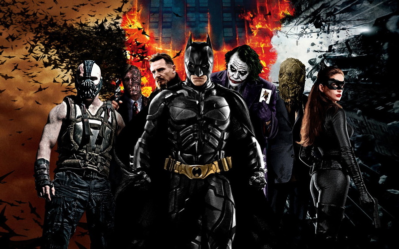 The Dark Knight, joker, batman, characters, dark, bane, knight, 1080P