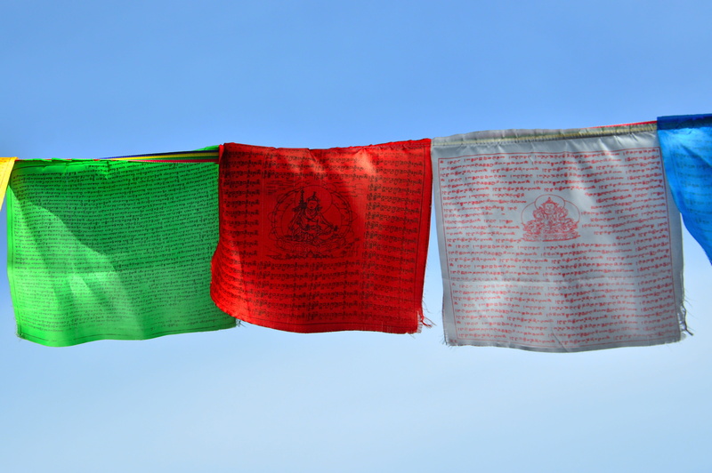 sample, day, flag, reference material, no people, fabric, copy space, clothing, textile, clothespin, red, prayer, wish, buddha, sky, chinese, outdoors