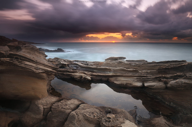 sunset, dusk, water, basque country, rocks, nature, hour, beach, Seascape, 480P, golden, travel, gipuzkoa, golden hour, euskadi, body, motion, volcanic rocks