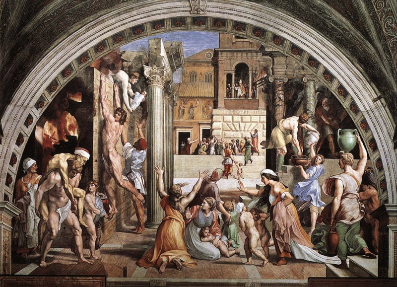 architecture, the past, place of worship, belief, built structure, Renacimiento, art and craft, religion, mural, arte, craft, large group of people, building exterior