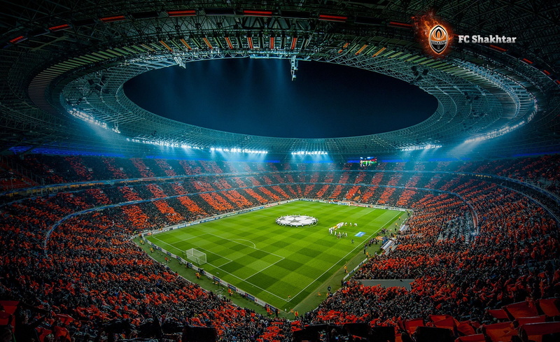 excitement, stadium, digital composite, playing field, Sport, green color, Football, crowd, outdoors, FC Shakhtar Donetsk, plant, architecture