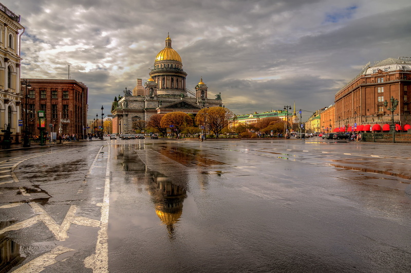 river, water, cloud - sky, sunset, petersburg, famous Place, Russia, old, capital Cities, incidental people, after the rain, sky, history, tourism, dusk