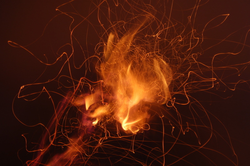 flame, abstract, night, long exposure, dark, campfire, blurred motion, no people, outdoors, fire - natural phenomenon, glowing, fire, orange color, bonfire