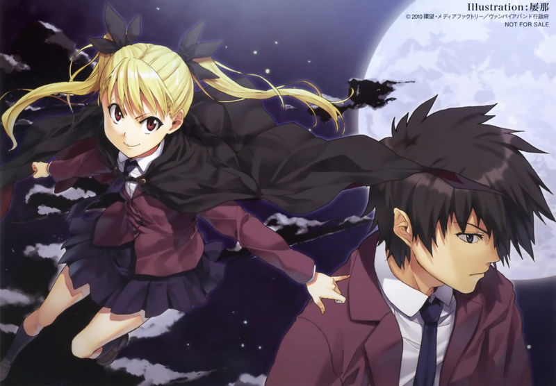 anime, Dance in the Vampire Bund, Wilhelmina Vlad " Mina" Țepeș, Akira Kaburagi Regendorf, 2K