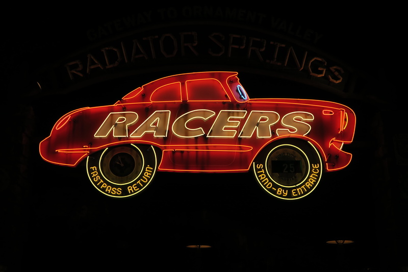 Racers, Sign, motor vehicle, mode of transportation, illuminated, transportation, red, sign, casino, communication, 5K, Street, glowing, no people, land vehicle