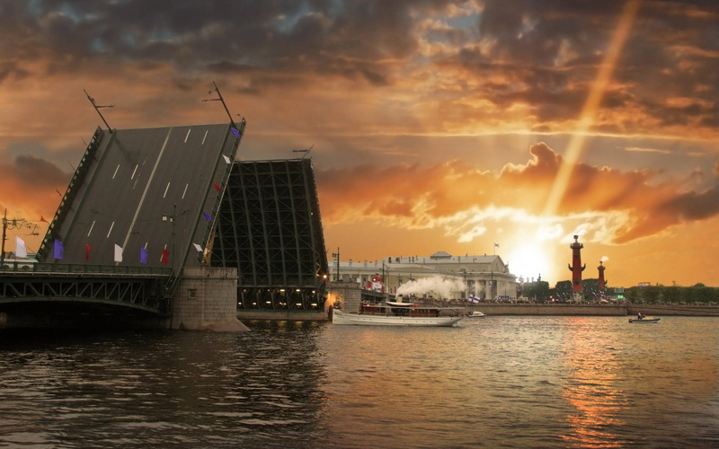 city Life, reflection, urban Scene, urban Skyline, cloud - Sky, built Structure, architecture, passenger craft, cultures, waterfront, harbor, city, blue