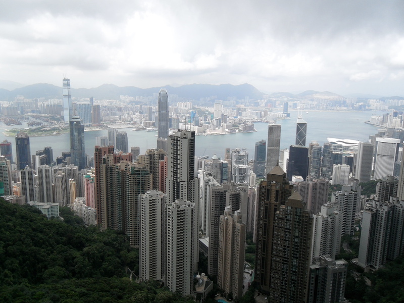 crowded, cloud - sky, hong kong, crowd, building, cityscape, residential district, 4K, outdoors, city, sky, tall - high, building exterior, modern, urban skyline