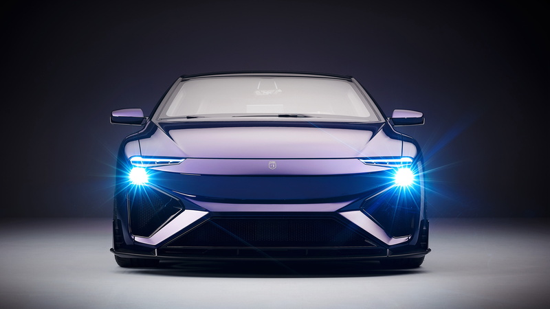 4K, spotlight, light beam, night, rg, transportation, bright, blue, car, Nathalie, lens flare, k, light - natural phenomenon, motor vehicle, illuminated