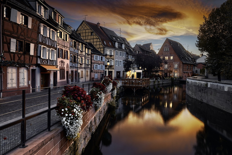 1080P, France, the city, Colmar
