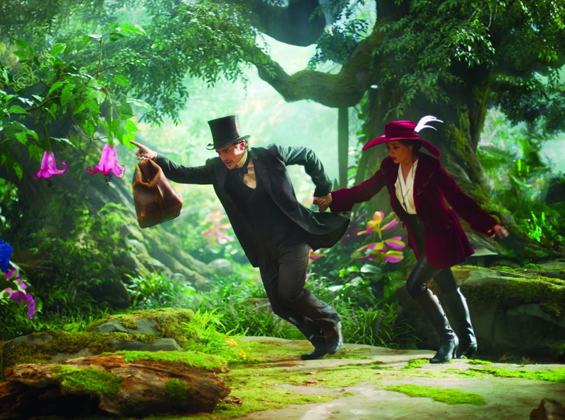 togetherness, digital, side view, women, oscar diggs, Great, Theodora, plant, mila kunis, Oz the Great and Powerful, growth, outdoors, people, three people