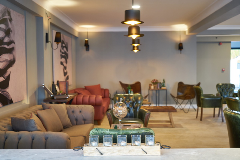 luxury, place, comfort, table, absence, restaurant, chairs, illuminated, glass, electric lamp, holders, floor, modern, 5K, comfortable, setting, candle