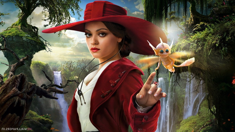 women, portrait, waist up, outdoors, fashion, plant, movies oz the great and powerful mila kunis, holding, traditional clothing, clothing, young adult