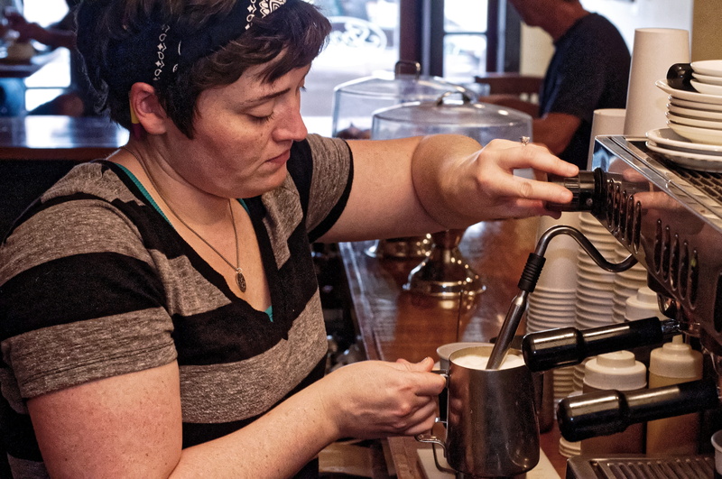 coffee, machine, mocha, aroma, tasty, 4K, business, two people, real people, refreshment, server, drink, cappuccino, caffeine, food and drink, milk, standing