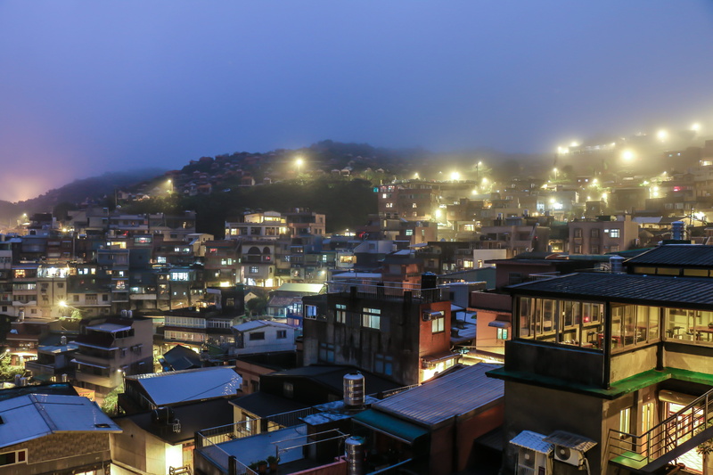 village, city, built structure, architecture, nature, high angle view, townscape, lights, sky, residential district, building exterior, glowing, dusk, cityscape