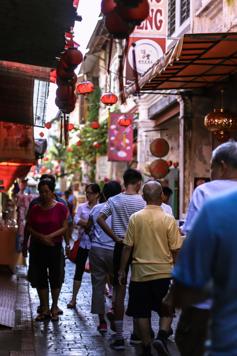 Lanterns, rear view, lighting equipment, city, leisure activity, built structure, building, 5K, architecture, walking, real people, religion, Streets