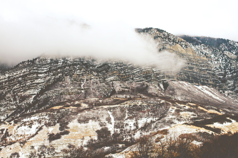 desolate, physical geography, environment, desert, scenics - nature, cover, pine tree, mountain, rock - object, winter, 5K, landscape, beauty in nature