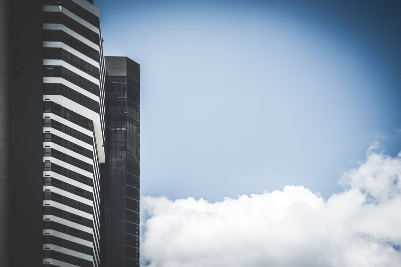 copy space, city, sky, tower, sunlight, cloud - sky, nature, tall - high, no people, urban, modern, clounds, nashville, office, 4K, architecture, building
