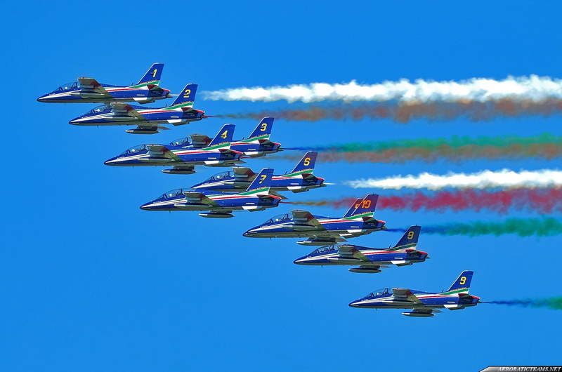 italia, tricolori, ce, jet, aermacchi, 1080P, acrobatic, mb 339, team, aircrafts, pan
