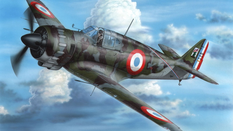 MB.152C.1, Air force of France, Bloch, 1080P, French fighter-monoplane, Airplane