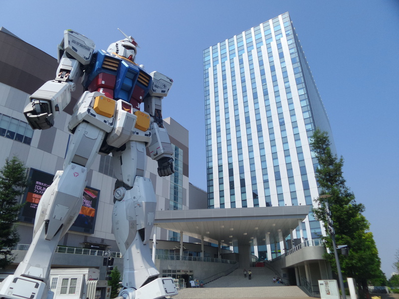 day, no people, skyscraper, 5K, building exterior, tokyo, low angle view, office, sky, statue, city, building, transformer, nature, robot, office building exterior