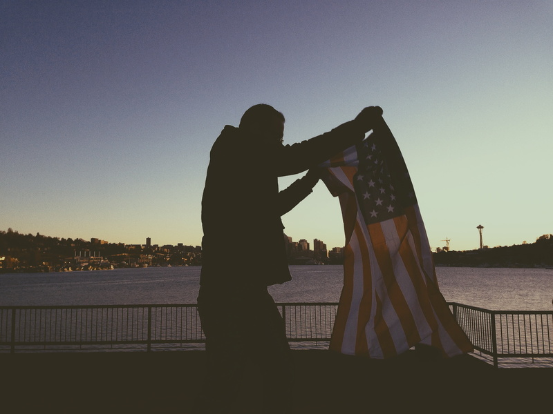 men, standing, copy space, sunset, silhouette, clear sky, railing, couple - relationship, nature, photo, america, man, built structure, positive emotion