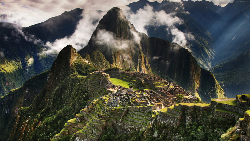 mountains, nature, clouds, HDR, 4K, Machu Picchu