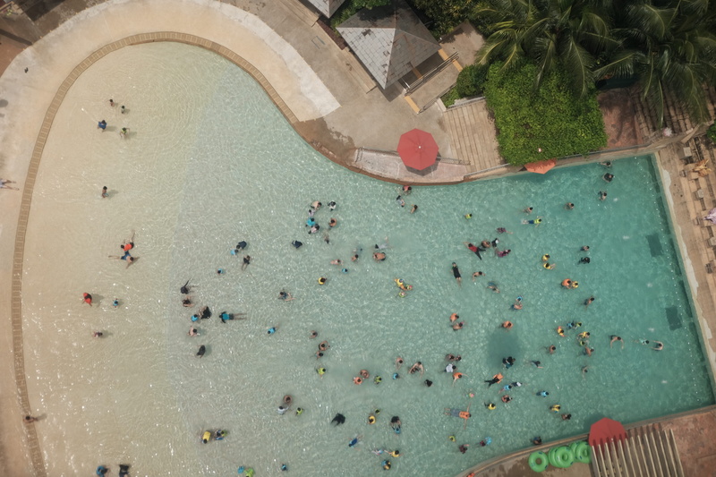 holiday, swimming, photography, concrete, people, belief, nature, view from above, architecture, tree, pool, plant, high angle view, 2K, fun park, outdoors