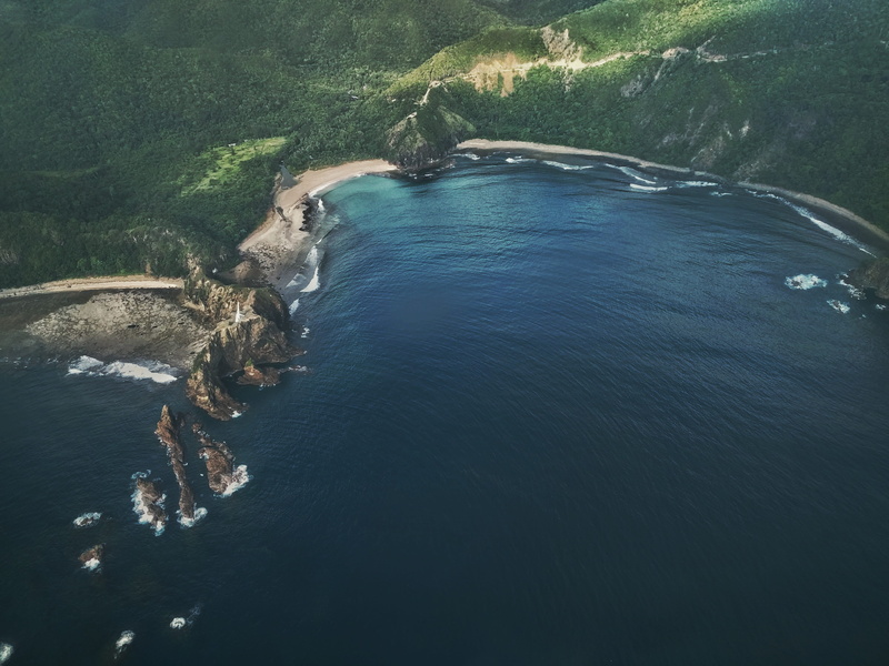 no people, cove, aerial view, photograph, tree, 4K, wilderness, birds eye view, wave, tranquil scene, blue, island, rock, plant, waterfront, water, coast