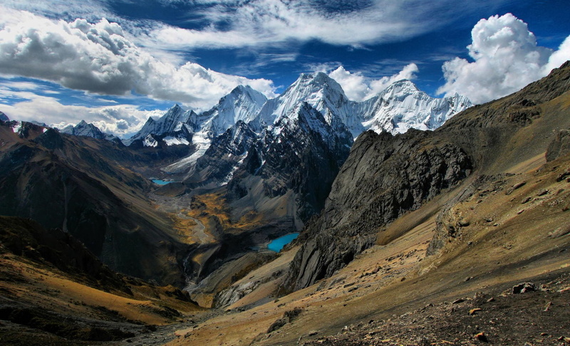 1080P, rock, beauty in nature, Mountain, landscape, non-urban scene, no people, mountain range, formation, mountain peak, Andes, cloud - sky, scenics - nature
