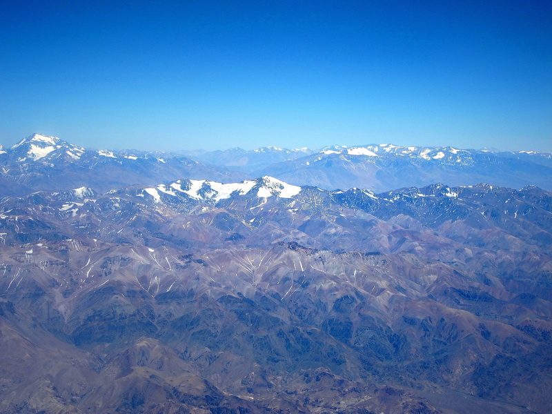 argentina, aconcagua, mountain range, andes, nature, snow, clear sky, no people, scenics - nature, 2K, tranquility, landscape, blue, snowcapped mountain