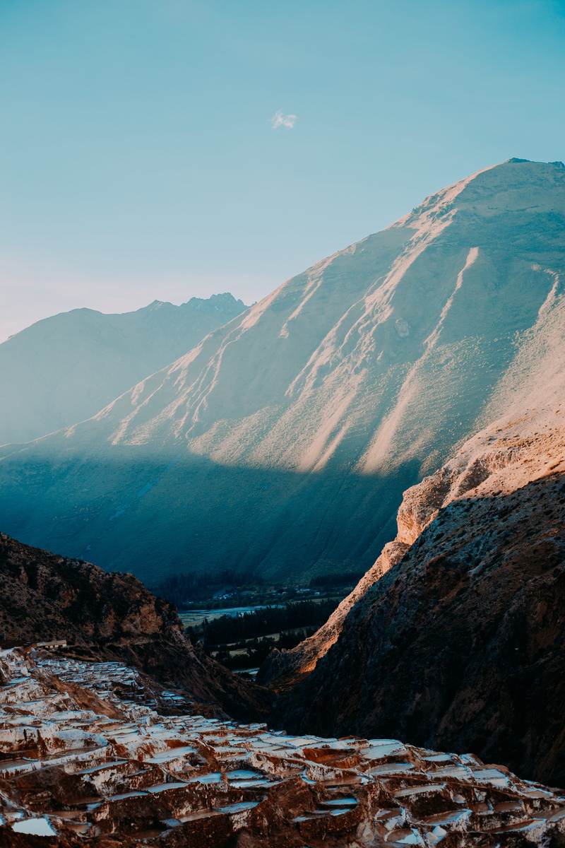 outdoors, cloud, tranquil scene, birds, nature, mountain, photography, remote, green, tranquility, day, salt, wanderlust, salinera, environment, formation