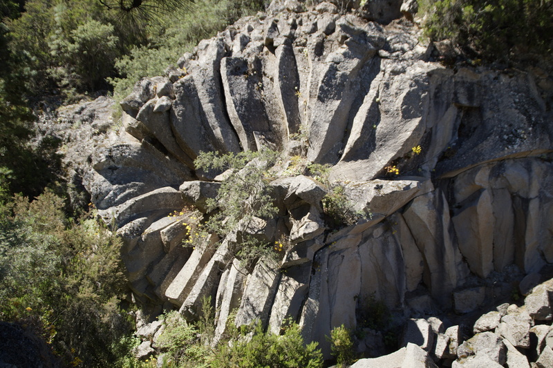 basalt-rose, solid, volcanic landscape, piedra de la rosa, no people, nature, spain, beauty in nature, tranquility, rock formation, national park, cliff