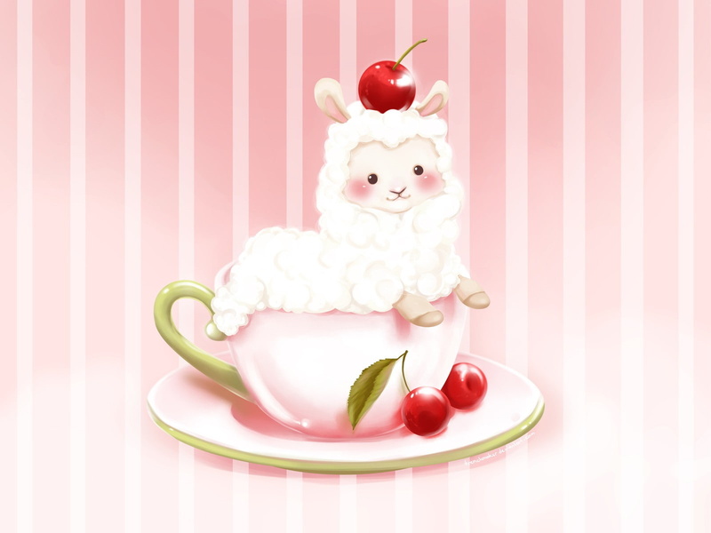 cherries (food), decoration, art and craft, freshness, temptation, food, plates, table, no people, animal representation, healthy eating, still life, food and drink
