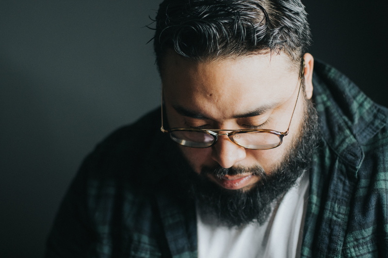 man, males, looking down, 5K, silver, glasses, framed, young men, facial hair, human face, front view, one person, young adult, adult, eyeglasses, indoors