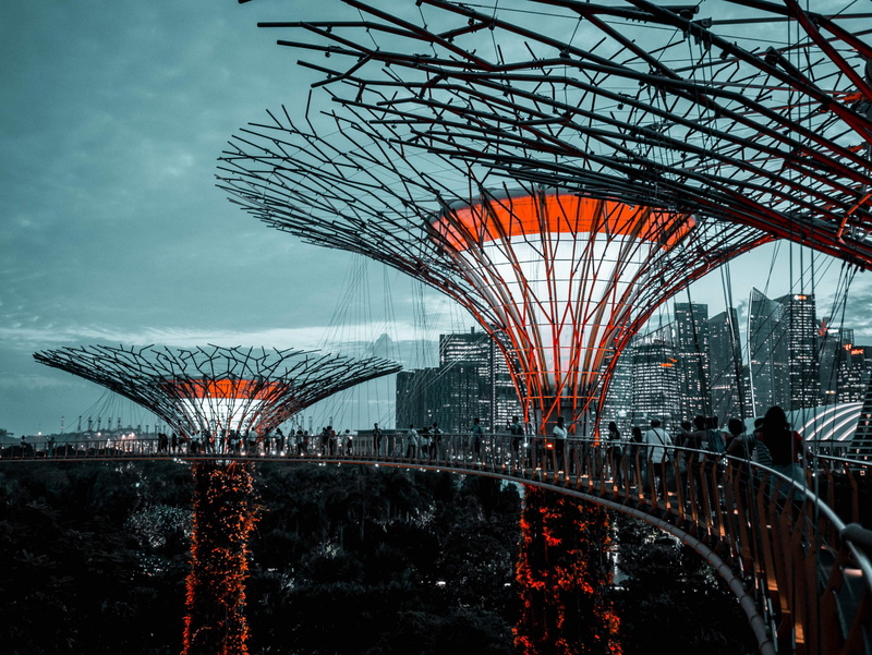 famous Place, travel Destinations, asia, energy, tourism, uSA, built Structure, downtown District, building, people, travel, urban Scene, city, super tree