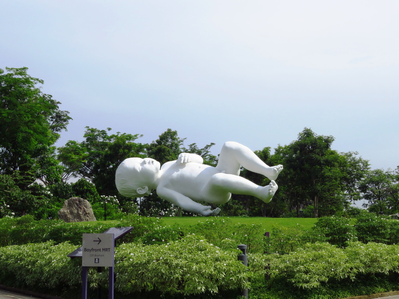 creativity, art and craft, garden by the bay, representation, tree, green color, Singapore, tourism, growth, 4K, human representation, asia, statue, outdoors