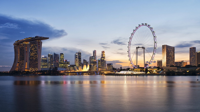 Buildings, bay, 1080P, singapore, sands, marina, Marina Bay Sands