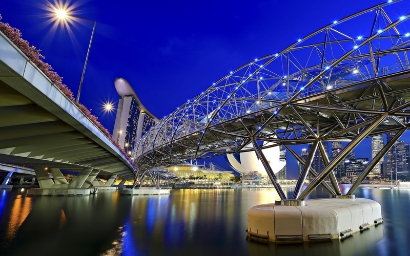 sands, singapore, marina, 2K, bridge, bay